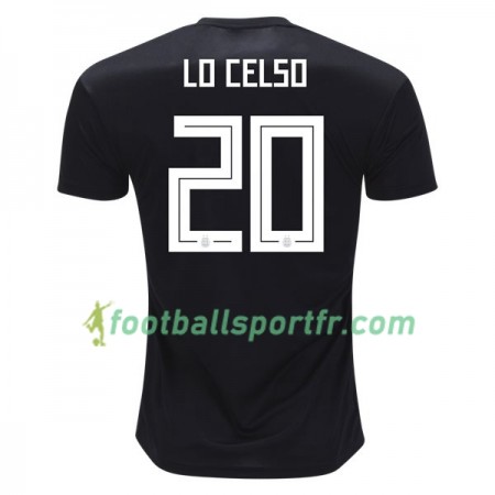 Tenue Argentine Lo Celso 20 Exterieur Coupe du monde 2018 Maillot de Foot